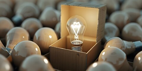 Thinking outside the box Creative ideas that spark innovation and invention. Concept Creative Thinking, Innovation, Invention, Outside the Box, Ideas