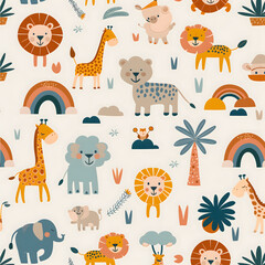 Obraz premium Seamless pattern