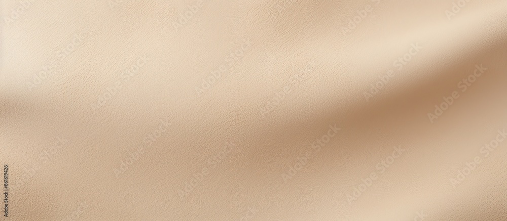 Aufkleber close-up view of a light beige matte suede background showcasing a seamless sand leather texture, id
