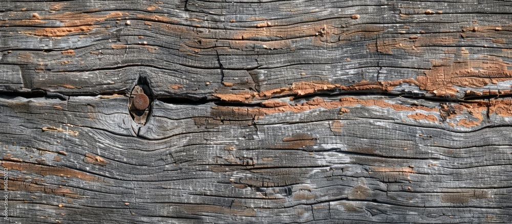 Poster weathered wood surface with copy space image.