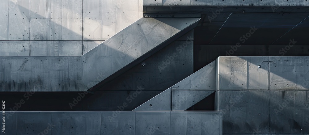 Poster Abstract architecture. with copy space image. Place for adding text or design