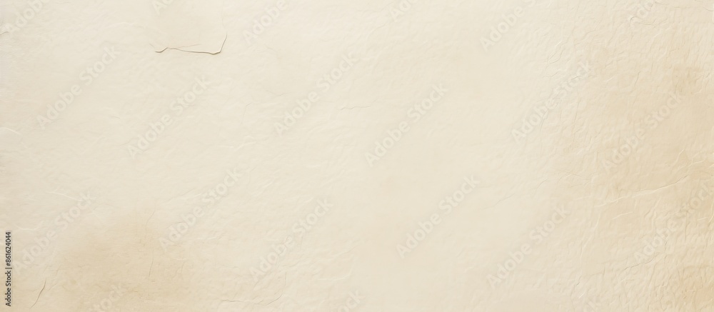 Aufkleber Light beige paper background with a rough texture, featuring subtle spots and a blank area for inserting images or text. with copy space image. Place for adding text or design