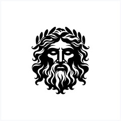 zeus god greek logo icon
