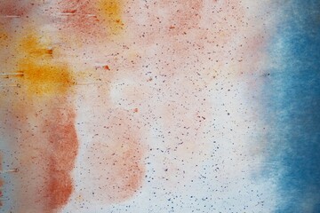A painting with a lot of different colors and a lot of spots
