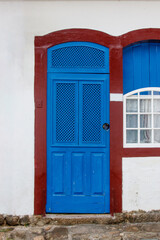 doors and windows in the city of Paraty in Rio de Janeiro.