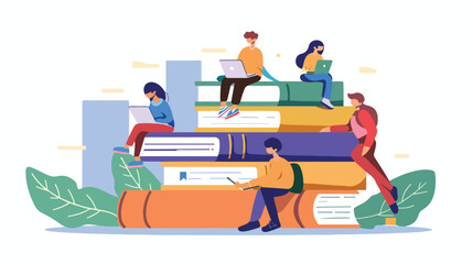 Students Spend Time in Library or Prepare for Grammar