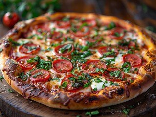 Rustic Homemade Pizza
