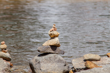 stones in a river in the interior of Rio de Janeiro.