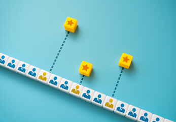 Rewarding distinguished employees and workers. Reward system. Recognition of successes. Promotion.