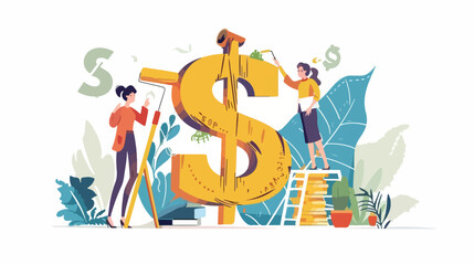 Profit and Wealth Website Landing Page. Employee Pain