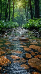 Calm Forest Water