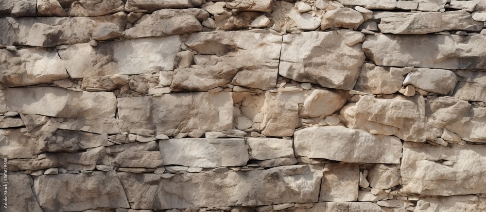 Aufkleber Texture of rough stone surface with copy space image.