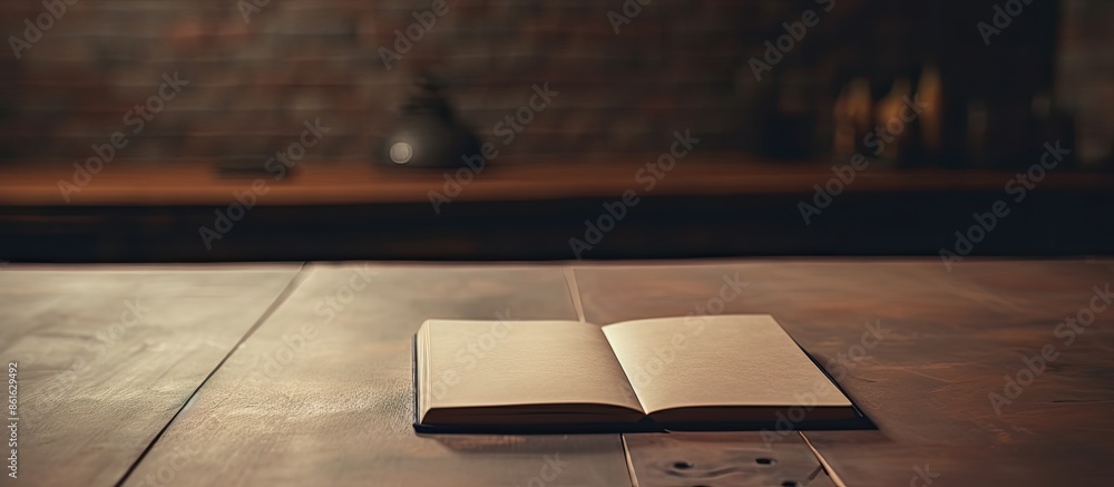 Leinwandbilder An image of a notebook in a photography studio with copy space image.