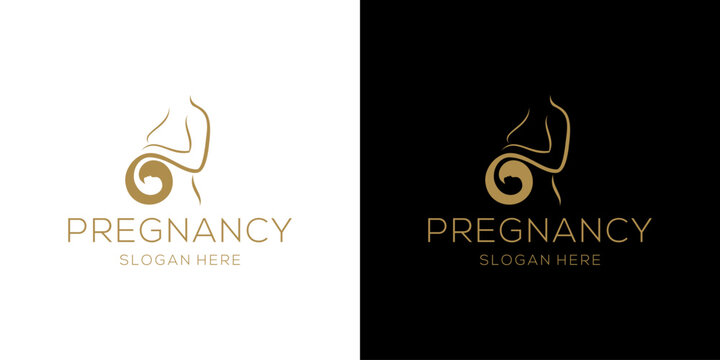 Pregnancy logo line