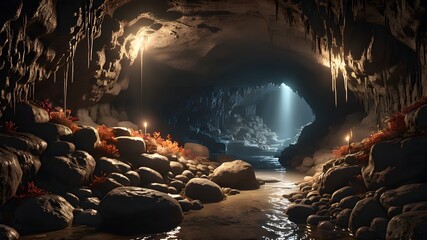 Exploring the hidden wonders of this enchanting underground cavern, where nature's artistry takes...