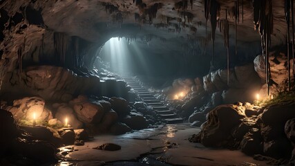 Exploring the hidden wonders of this enchanting underground cavern, where nature's artistry takes center stage. 🌿✨ Unveiling the secrets of the subterranean world, one step at a time