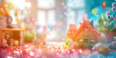 4k timelapse animation of vibrant childs imagination with early intervention. Concept Animation, Time-lapse, 4K quality, Child's Imagination, Early Intervention