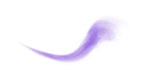 Purple fog or smoke. Purple smog clouds on floor. Cigarette smoke. Morning fog over land or water surface. Magic haze. Cloud, smoke, fog. PNG.