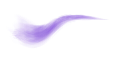 Purple fog or smoke. Purple smog clouds on floor. Cigarette smoke. Morning fog over land or water surface. Magic haze. Cloud, smoke, fog. PNG.