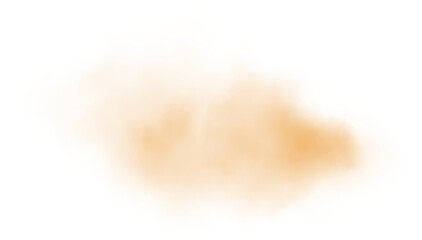 Yellow fog or smoke. Yellow smog clouds on floor. Cigarette smoke. Morning fog over land or water surface. Magic haze. Cloud, smoke, fog. PNG.