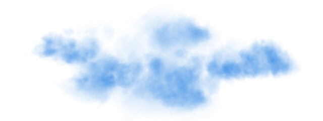 Obraz premium Blue fog or smoke. Blue smog clouds on floor. Cigarette smoke. Morning fog over land or water surface. Magic haze. Cloud, smoke, fog. PNG.