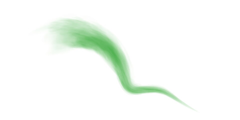 Green fog or smoke. Green smog clouds on floor. Cigarette smoke. Morning fog over land or water surface. Magic haze. Cloud, smoke, fog. PNG.
