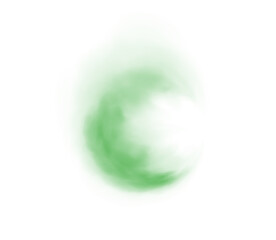 Green fog or smoke. Green smog clouds on floor. Cigarette smoke. Morning fog over land or water surface. Magic haze. Cloud, smoke, fog. PNG.
