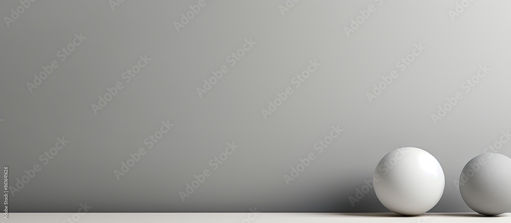 Poster Gray background with an elegant and minimalistic style, ideal for highlighting content with copy space image.