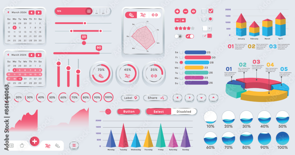 Poster the image shows the interface of a modern app or web application used to track finances or plan even