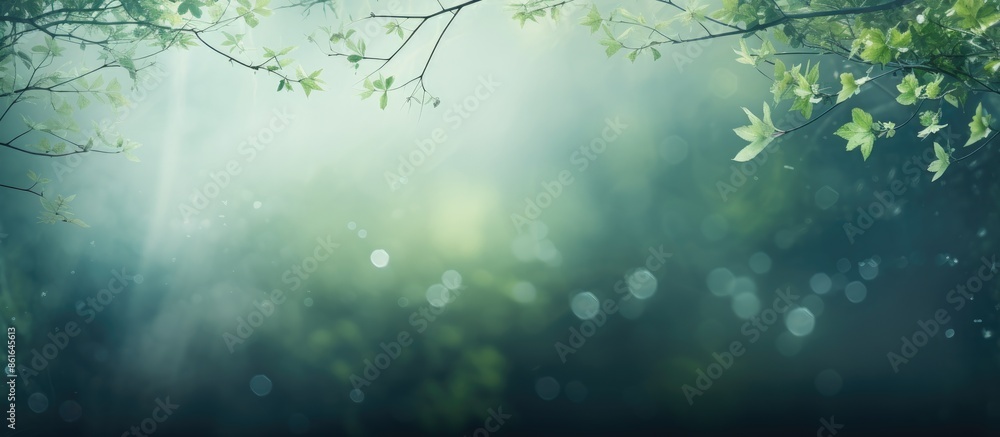 Poster nature-themed abstract background with plenty of copy space image.