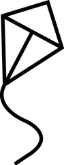 Kite icon vector. kite vector icon.