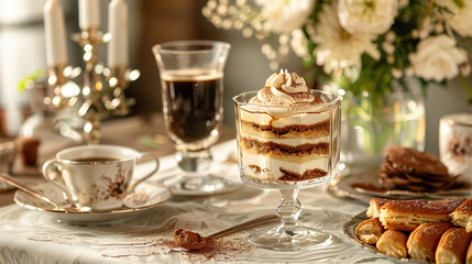 Fototapeta premium an Italian tiramisu