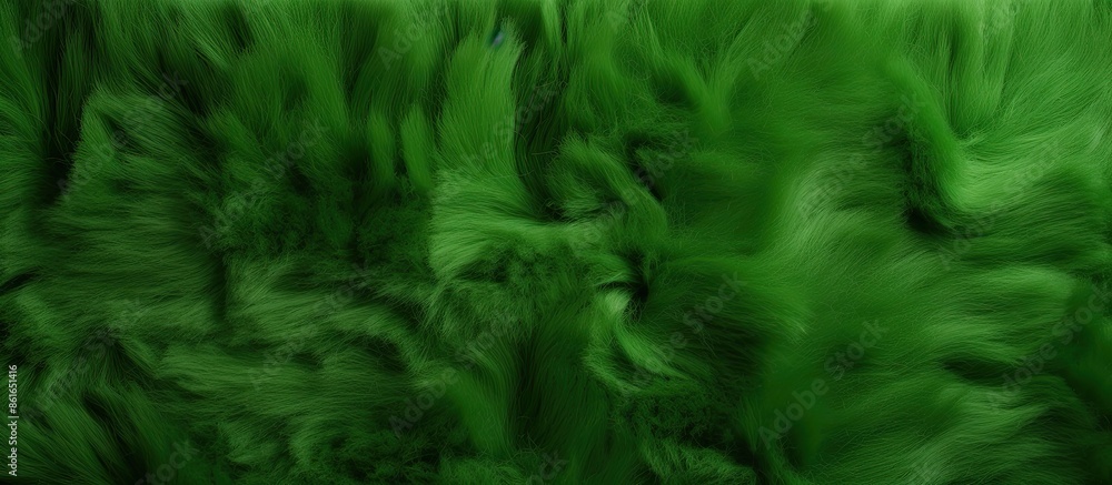 Poster background with vivid green wool felt texture, ideal for a copy space image.