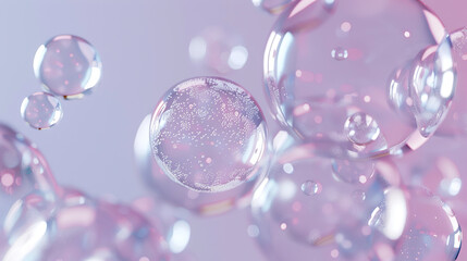 Abstract colorful background with bubbles