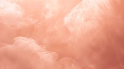 Fototapeta premium Peach Fuzz Smoke Cloud Background