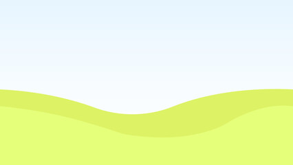 Obraz premium Bright spring green field landscape seamless border