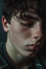 Obraz premium A close-up photo of a person holding a cell phone, possibly checking notifications or taking a call