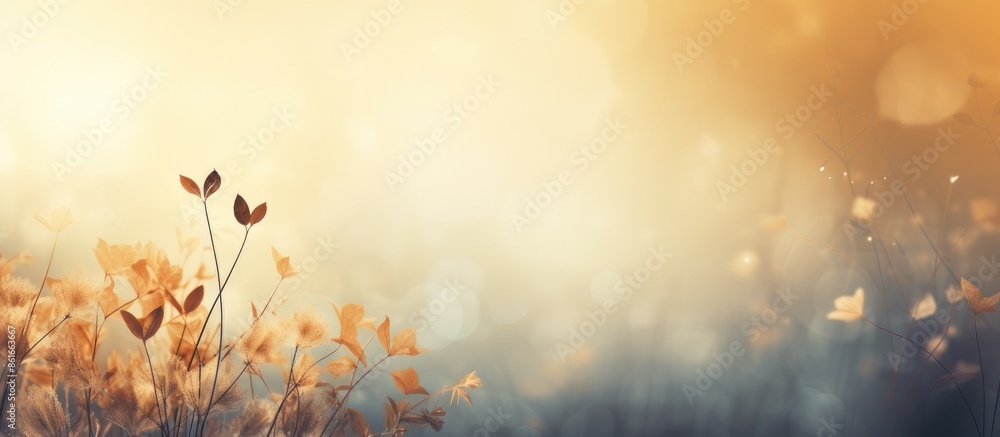 Aufkleber nature-themed abstract background with copy space image.