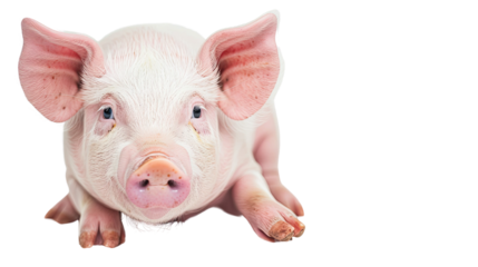 Pig, transparent background PNG