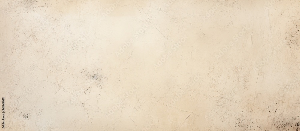 Aufkleber Light beige paper background with a rough texture, featuring subtle spots and a blank area for inserting images or text. with copy space image. Place for adding text or design