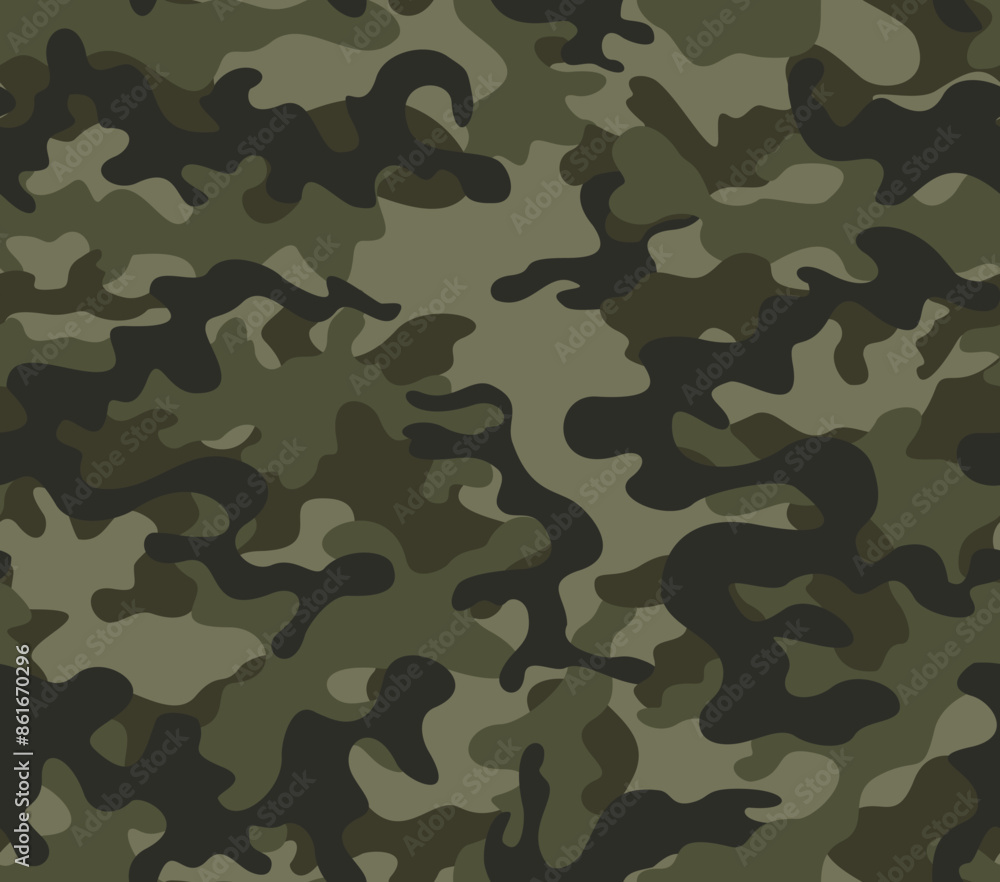 Canvas Prints 
camouflage military pattern seamless army background, khaki texture, modern urban textile print