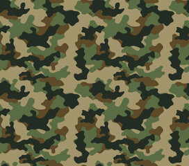 Fototapeta premium army background vector pattern, green print seamless texture for printing clothes, paper, fabric