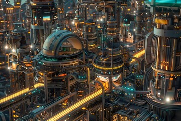Futuristic city