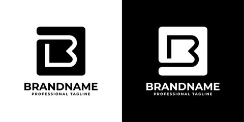 Modern Letter B Logo Set, suitable for any business with B initial