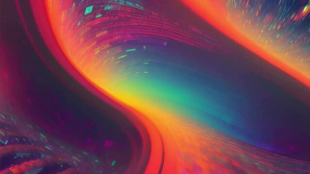 Digital backdrop ideal for technological workflows, neural networks, AI, data transmission and security, digital archiving, multimedia presentations, scientific research, education