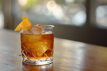 "Classic Old Fashioned Cocktail"