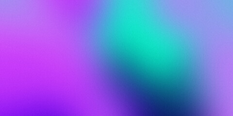 Colorful modern gradient background blue purple and green texture noise