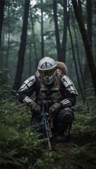 Fototapeta premium soldier warrior