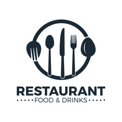 Restaurant Logo Design, Modern and Minimalist Restaurant Branding, Food Design Premium  Creative Logo for Culinary Ventures,