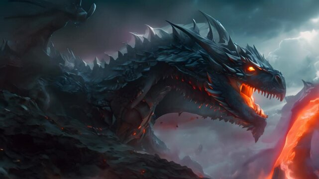 Storm Dragon video 4K